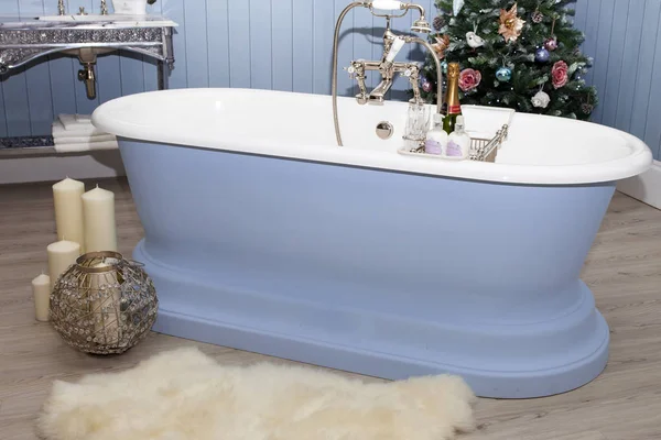 Noel banyo iç dekorasyon