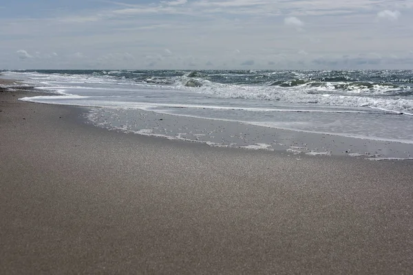 Plage Mer Par Une Journée Ensoleillée — Photo