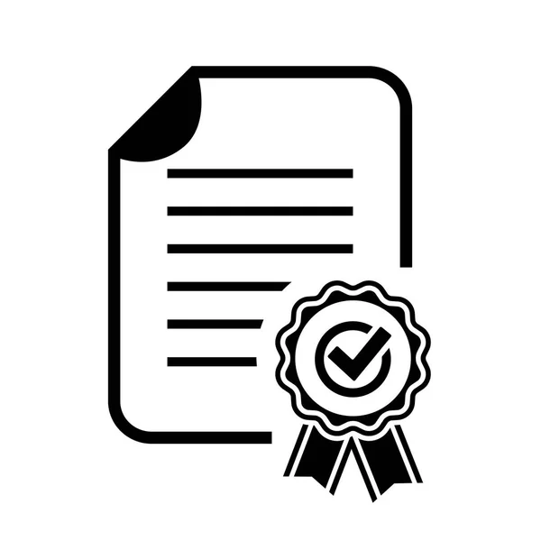Иконка сертификата — стоковый вектор