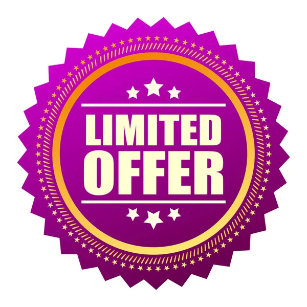 Limited offer business star icon — Stock Vector