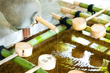 Su Havzası abdest Japonca Tapınak için