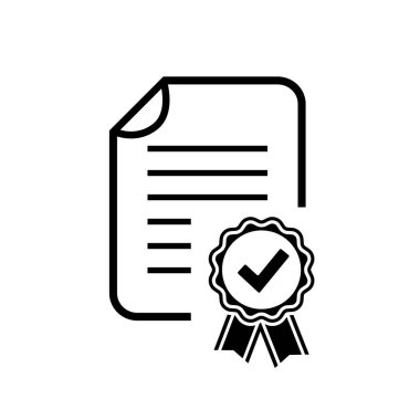 Diploma işletme sertifika simge