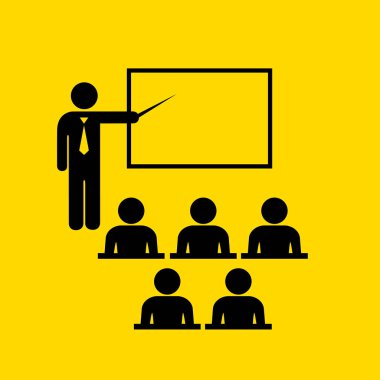 Öğretmen ve seyirci sembolü