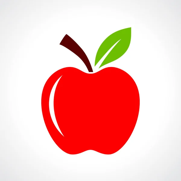 Abbildung roter reifer Äpfel — Stockvektor