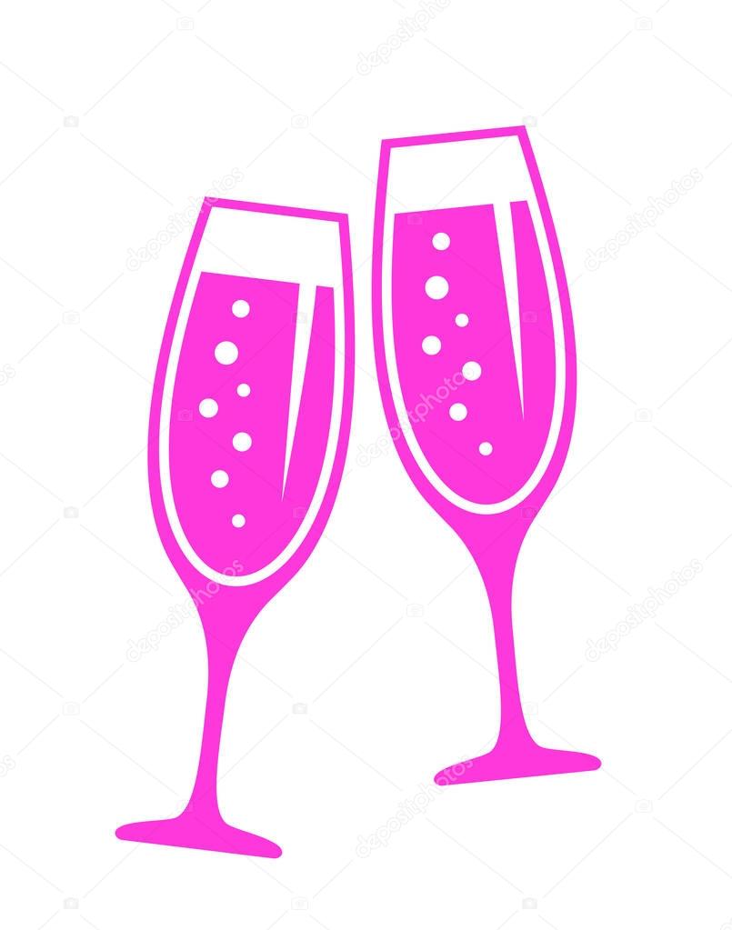 Celebration wedding vector icon illustration isolated on white background