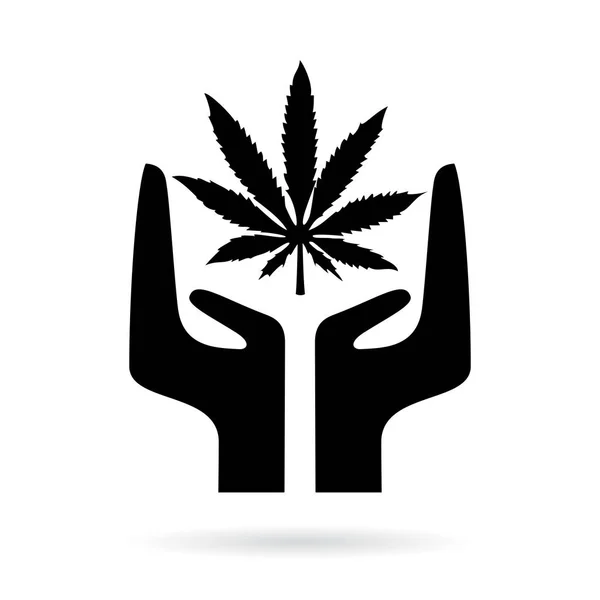 Marijuana legalisera vektor symbol — Stock vektor