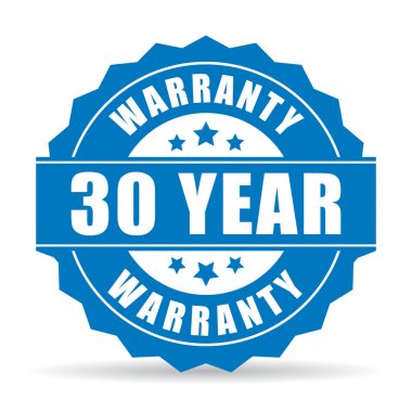 30 year warranty icon clipart