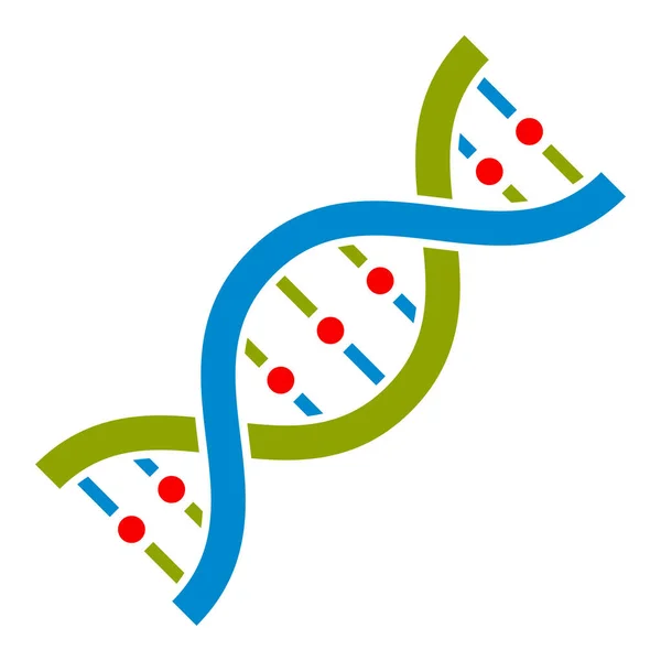 Ícone de DNA humano —  Vetores de Stock