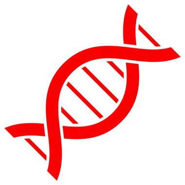 İnsan DNA'sı vektör simgesi