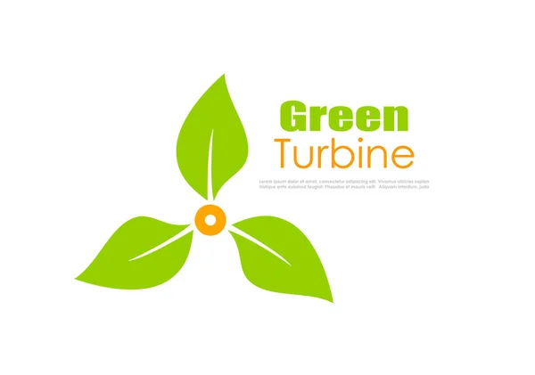 Groene energie logo — Stockvector