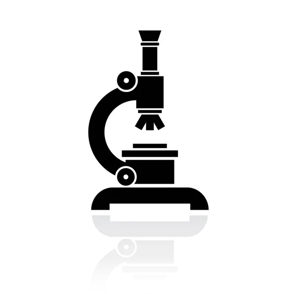 Microscope vector icon — Stock Vector