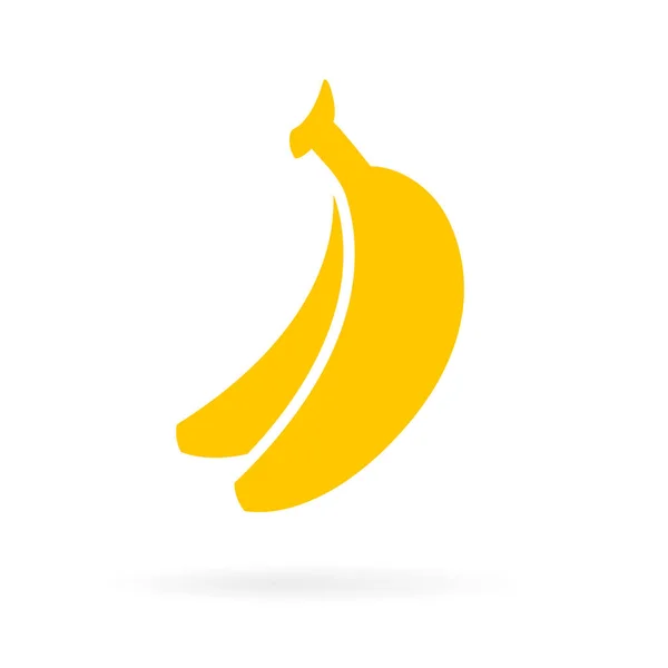 Зрізати жовтий банани значок — стоковий вектор