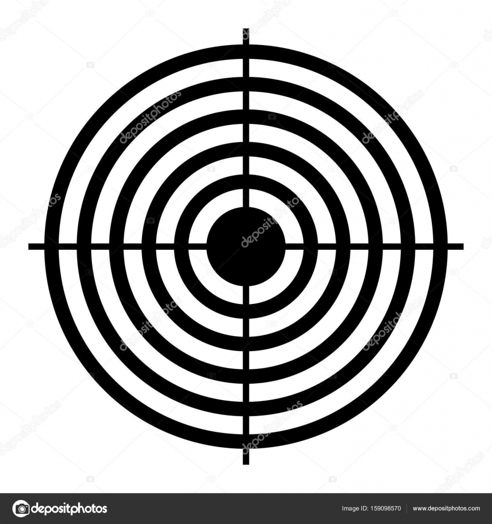 Download Shooting round target aim icon — Stock Vector © Arcady #159098570