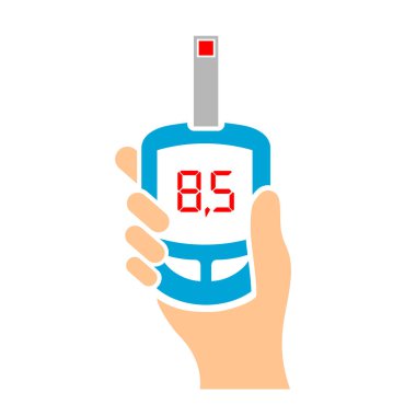 Kan testi tıbbi analiz simgesi