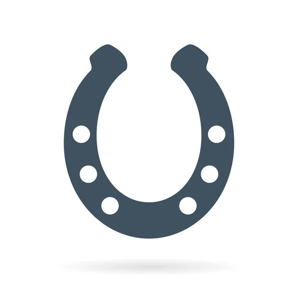 Horse shoe vector icon — Stock Vector