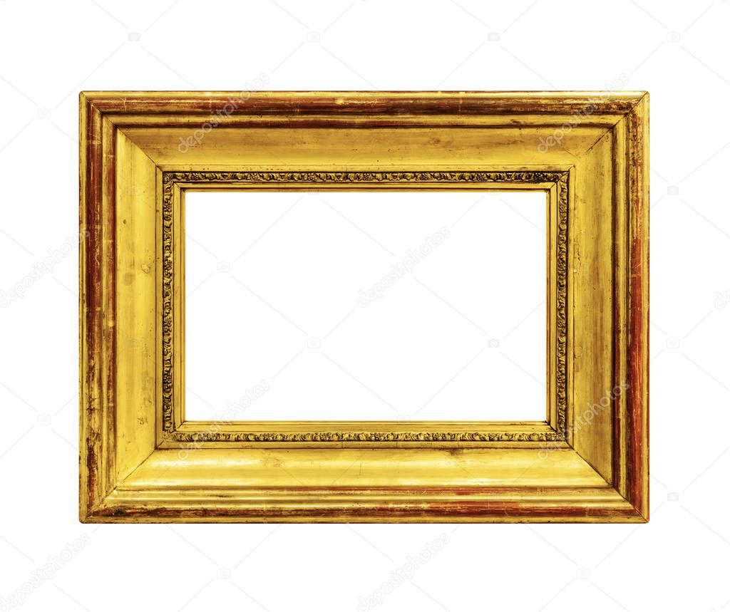 Old rectangular wooden frame