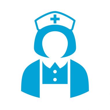 Hastane hemşire avatar simge