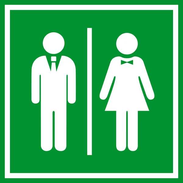 Знак мужчины и женщины — стоковый вектор