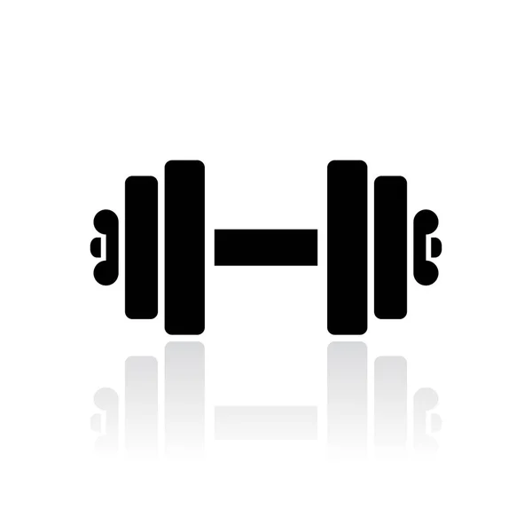 Dumbbells vector icon — Stock Vector