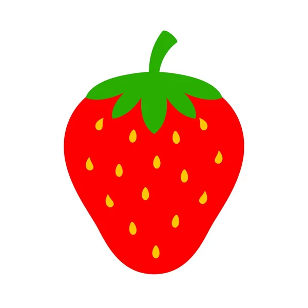 赤いイチゴのベクトルのアイコン — ストックベクタ