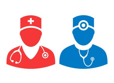 doktor vektör simgesi ayarlandı