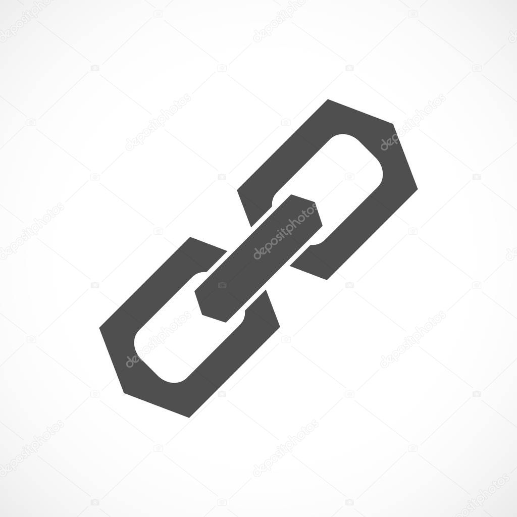 Chain link vector icon