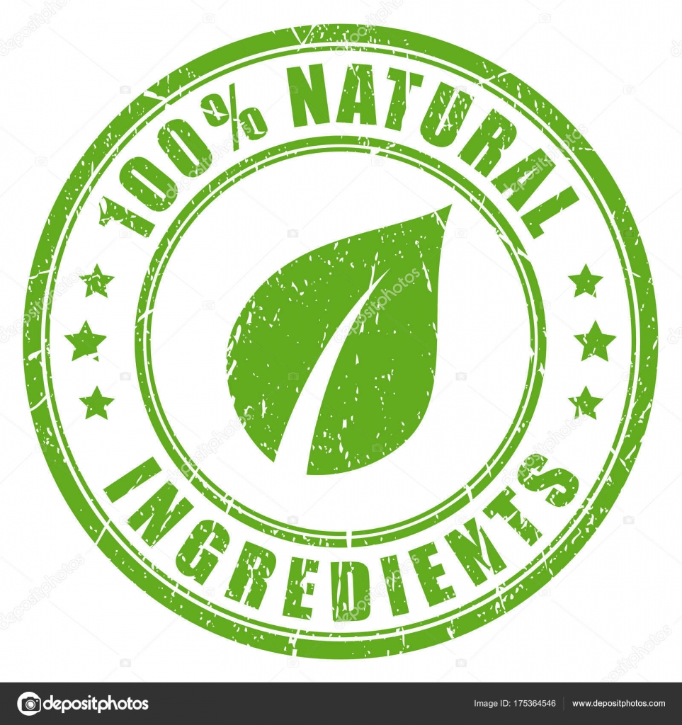 Natural ingredients rubber vector stamp Stock Vector Image by ©Arcady