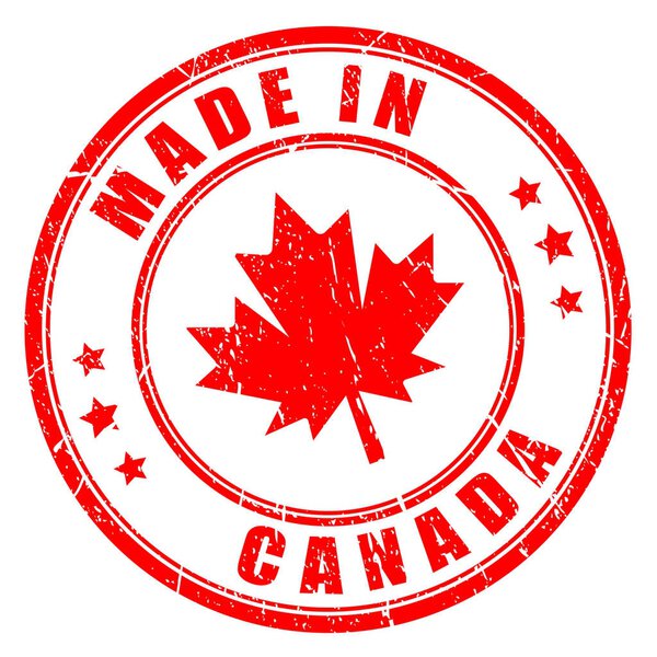 Made in Canada vector stamp