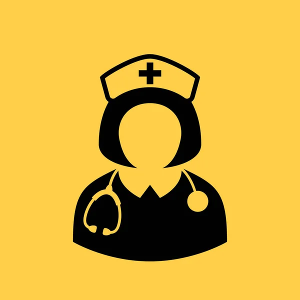 Nurse vector icon — Stock Vector