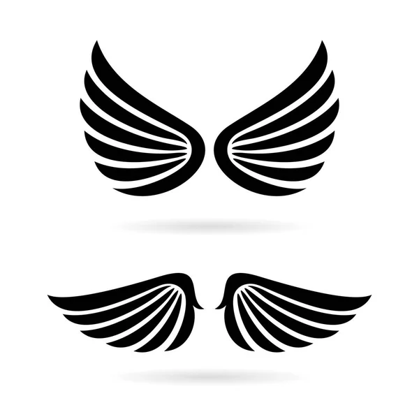 Engel Flügel Vektor-Symbol — Stockvektor