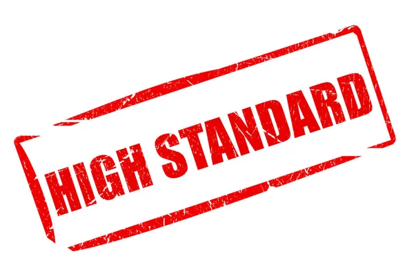 Wysoki Standard pieczątka — Zdjęcie stockowe