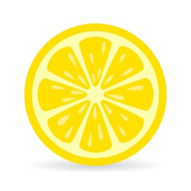 limon dilimi vektör simgesi