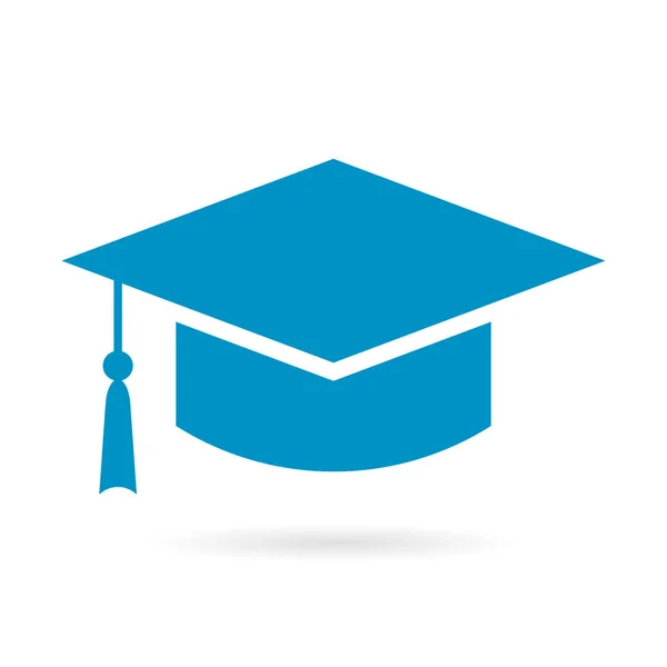 Icône vectorielle chapeau de graduation académique — Image vectorielle