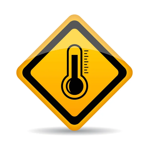 Termometer vector tecken — Stock vektor