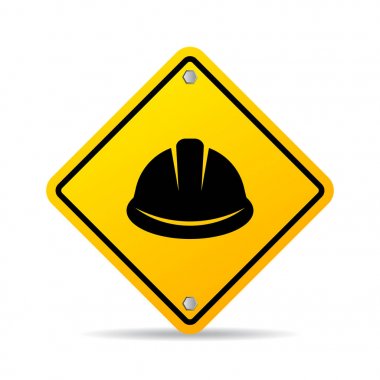 Baret vektör işareti illüstrasyon izole beyaz arka plan üzerinde