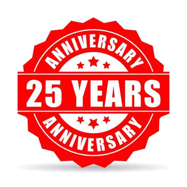 Years Anniversary Celebration Vector Icon Illustration Isolated White Background — Stock Vector