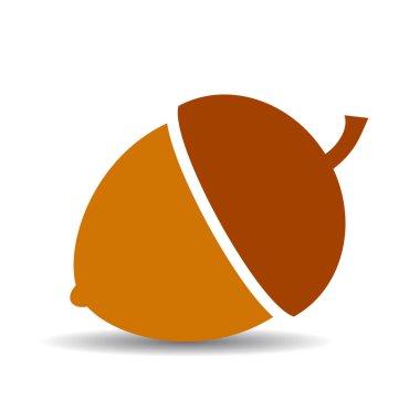 meşe palamudu vektör simgesi