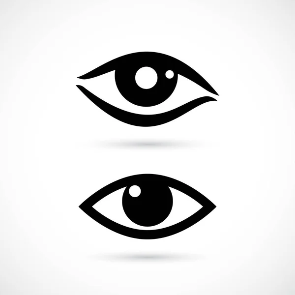 Vektor-Symbol für menschliches Auge — Stockvektor