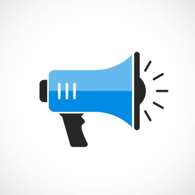 Hoparlör vektör resimlemesi beyaz arkaplanda izole edildi