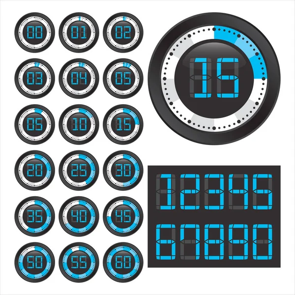 Siyah chronometers, spor projeleri veya zaman konular için ideal. 