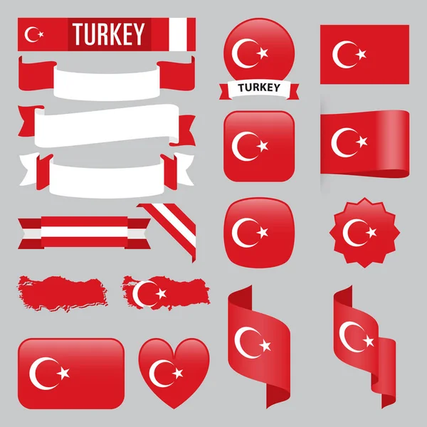 Resimli Türkiye bayrakları