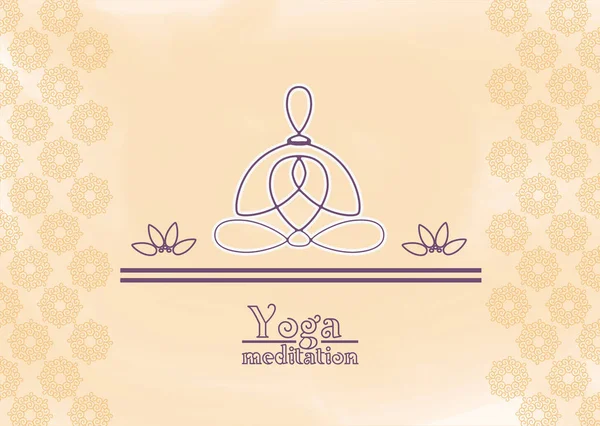 Yoga şablonu için meditasyon projeler veya ruhsal konular.