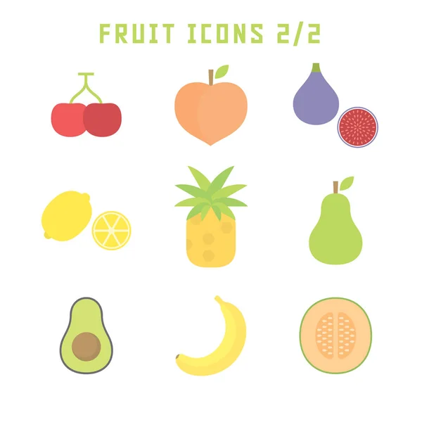 Fruchtsymbole zwei — Stockvektor