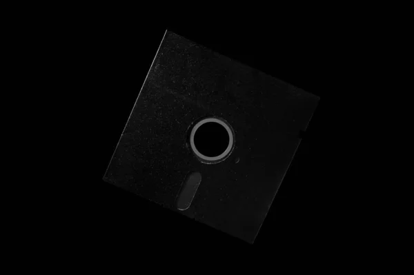 5.25 inch floppy disk on dark background — Stock Photo, Image