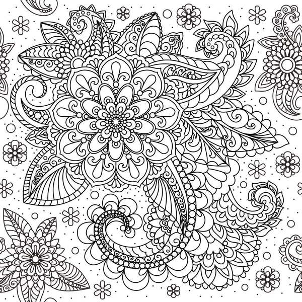 Siyah ve beyaz çizilmiş desen. 