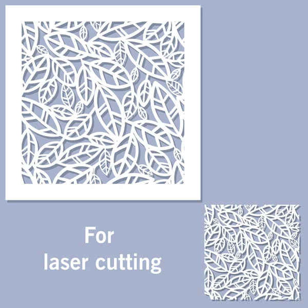 Elemento decorativo para corte a laser — Vetor de Stock