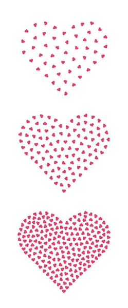 Kalp birçok kalplerini yaptı. Web de için modern romantik siluet