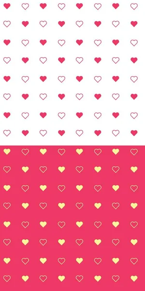 Birçok kalp üzerinden sorunsuz patten. Modern Romantik arka planı için