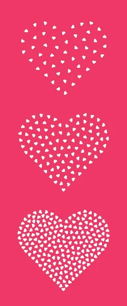 Kalp birçok kalplerini yaptı. Web de için modern romantik siluet