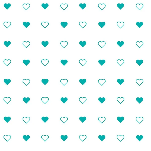 Birçok kalp üzerinden sorunsuz patten. Modern Romantik arka planı için